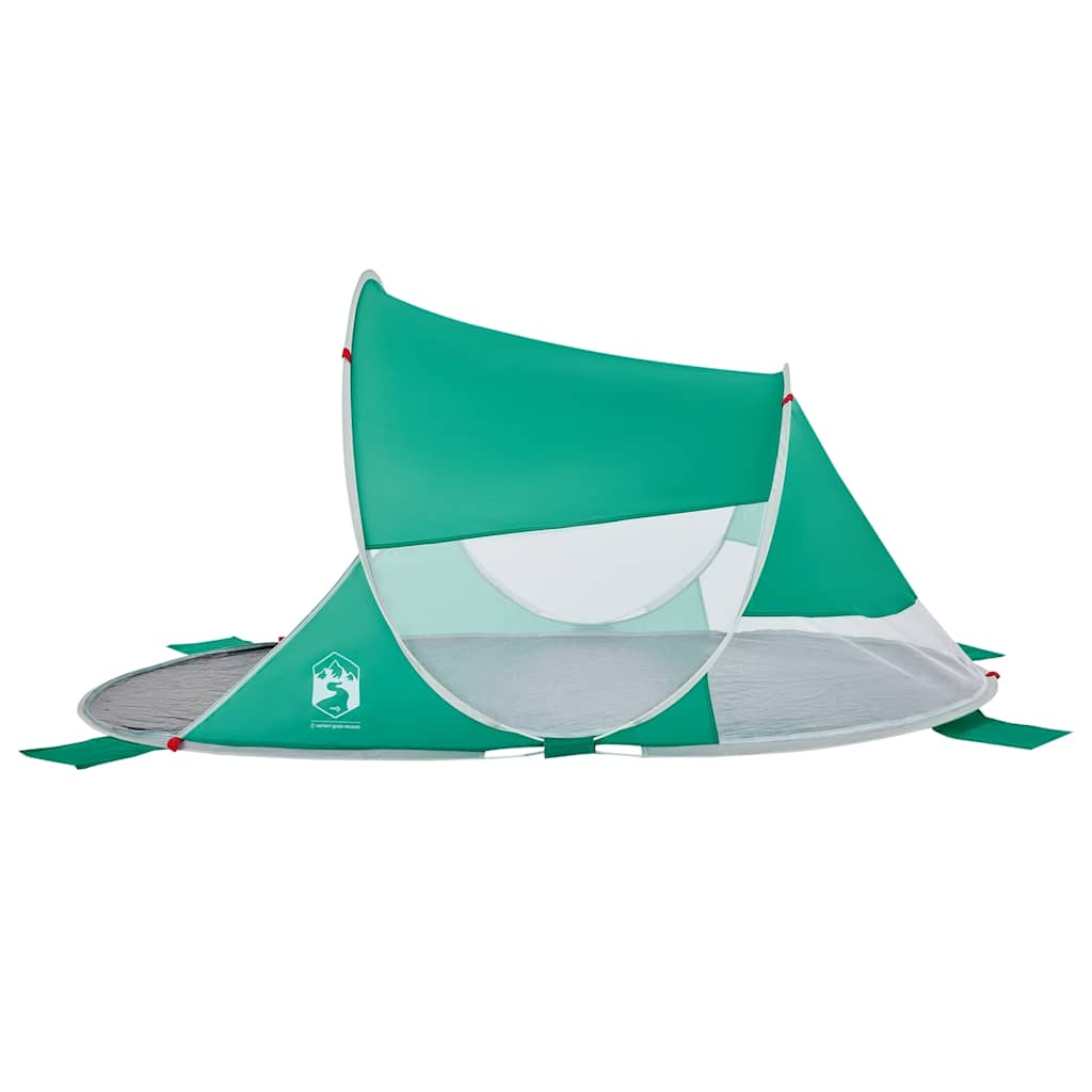 Tenda da Spiaggia Pop-Up Verde Mare Impermeabile