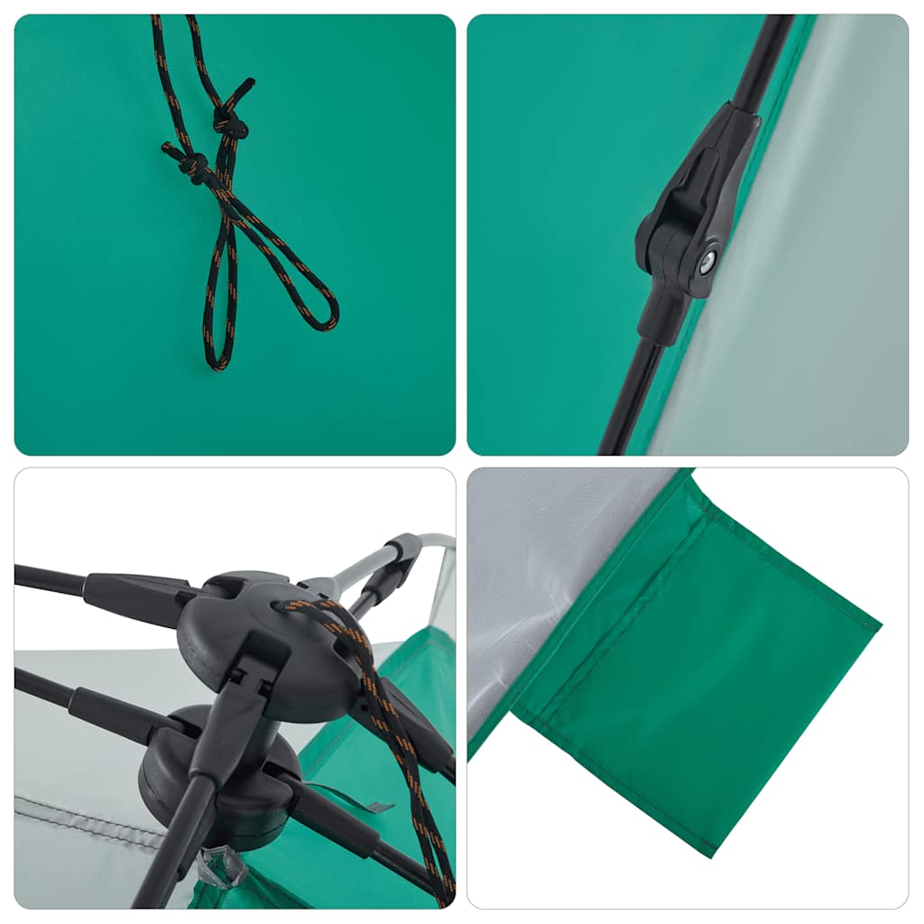 Tenda da Spiaggia Verde Rilascio Rapido Impermeabile
