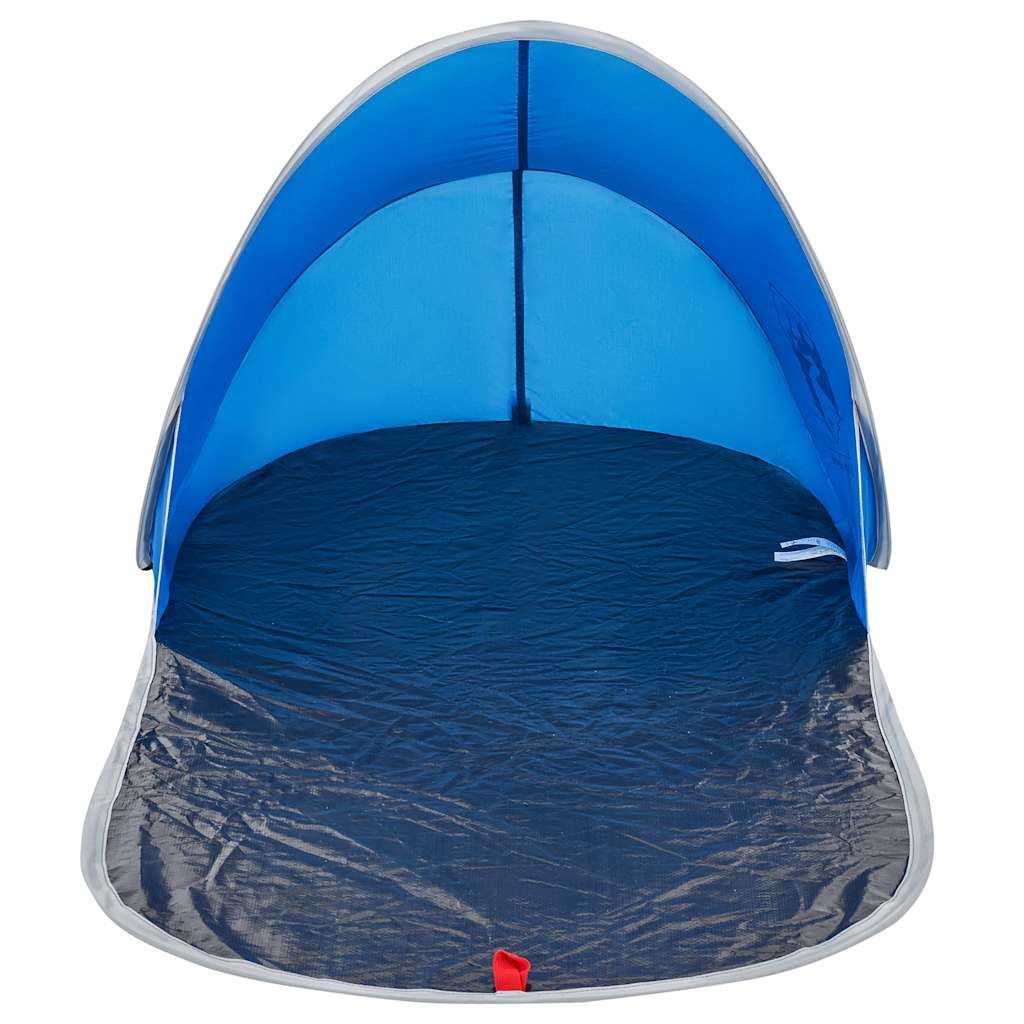 Tenda da Spiaggia Pop-Up Azzurra Impermeabile