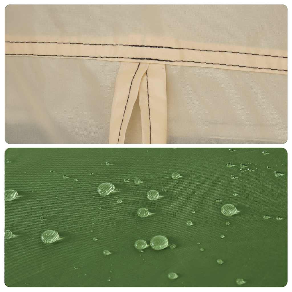 Tenda Familiare Cabina 7 Persone Verde a Rilascio Rapido