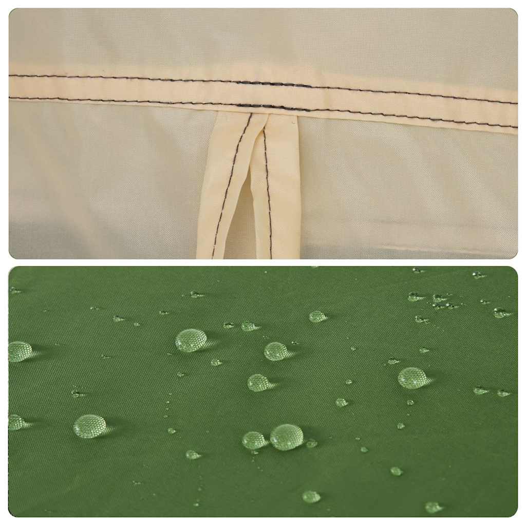 Tenda da Campeggio Cabina 4 Persone Verde a Rilascio Rapido