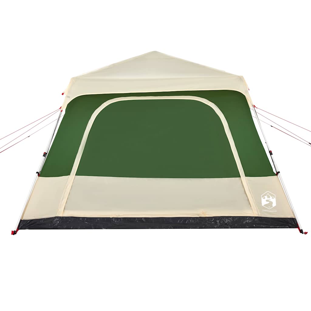 Tenda Familiare a Cupola 10 Persone Verde a Rilascio Rapido
