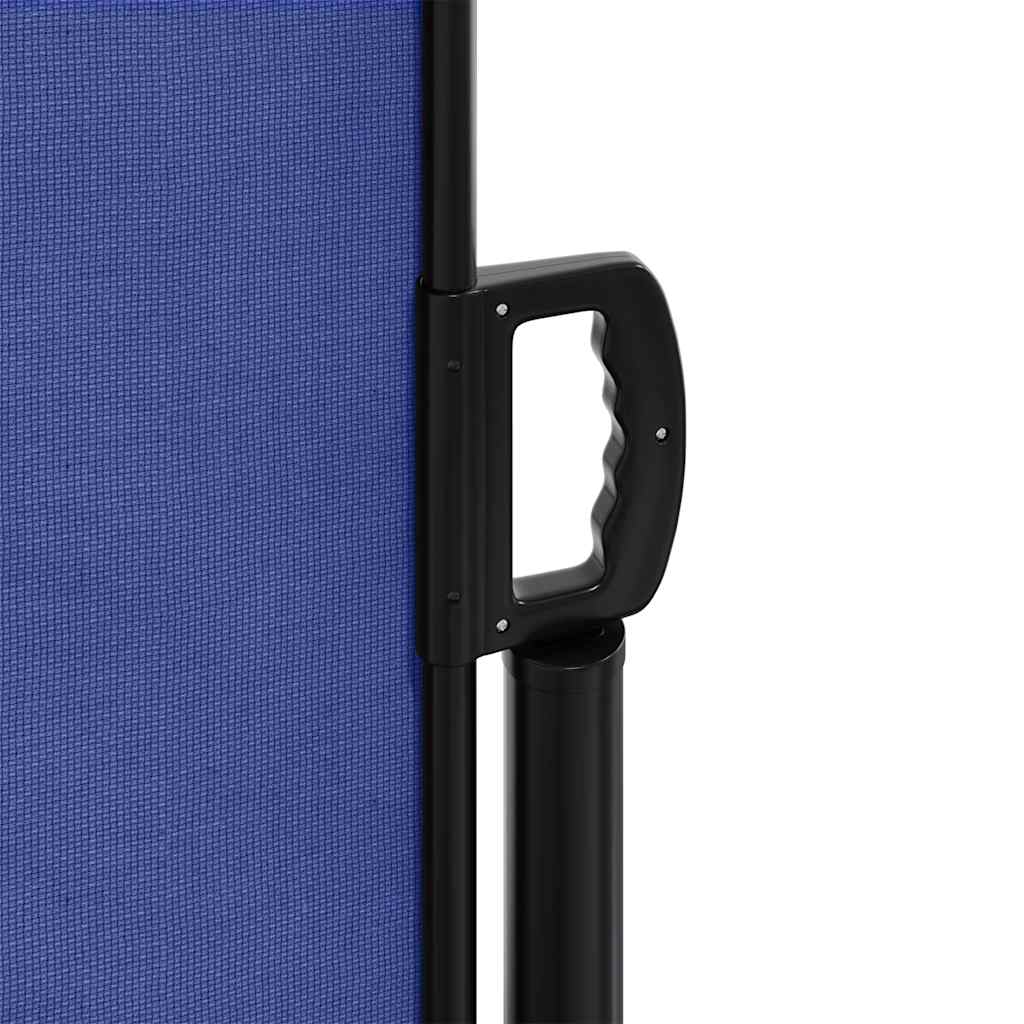 Tenda da Sole Laterale Retrattile Blu 100x300 cm