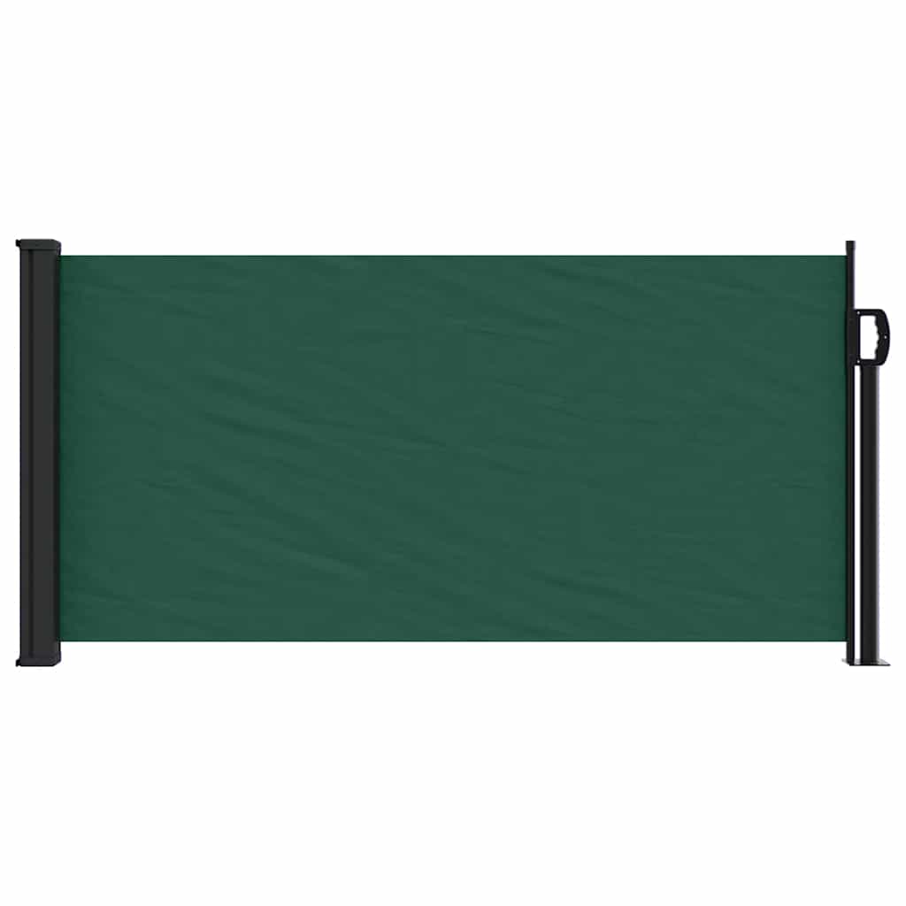 Tenda da Sole Laterale Retrattile Verde Scuro 100x300 cm