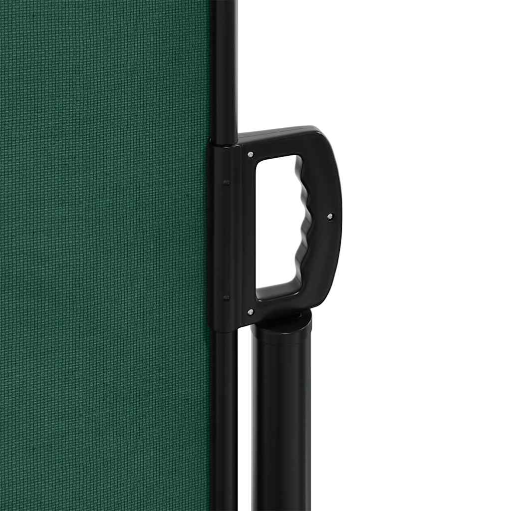 Tenda da Sole Laterale Retrattile Verde Scuro 100x300 cm