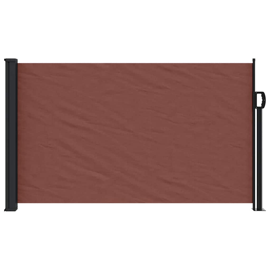 Tenda da Sole Laterale Retrattile Marrone 117x300 cm