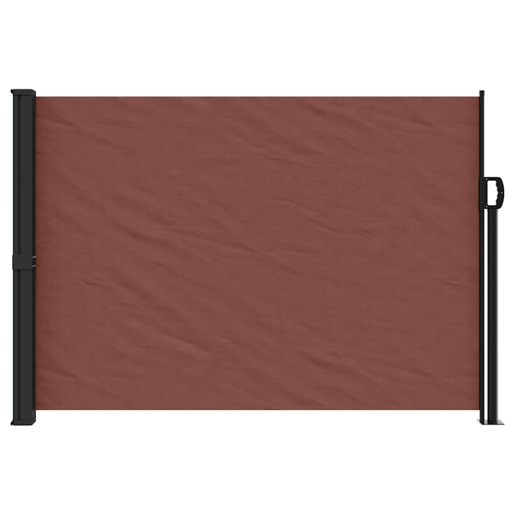 Tenda da Sole Laterale Retrattile Marrone 140x300 cm