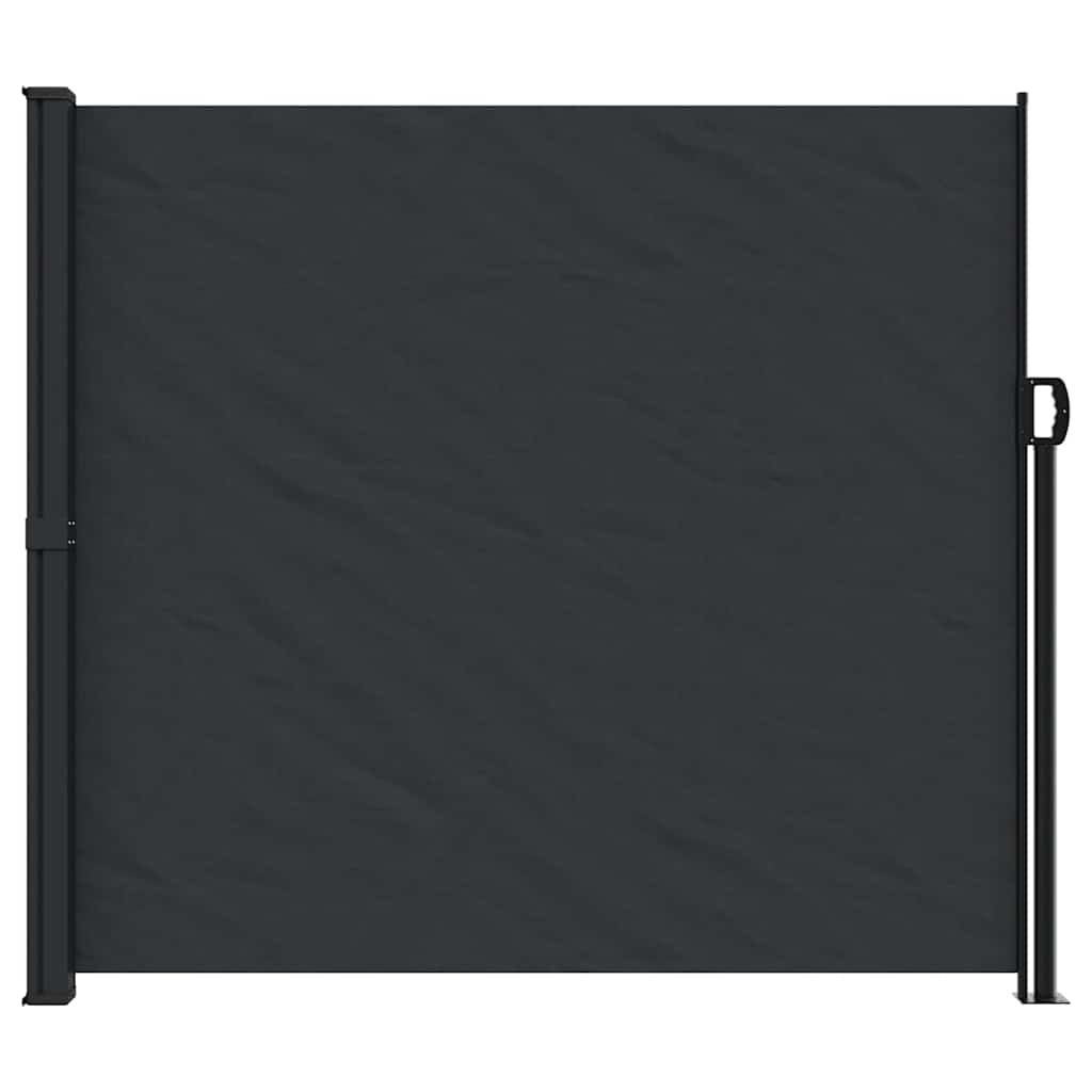 Tenda da Sole Laterale Retrattile Nera 180x300 cm