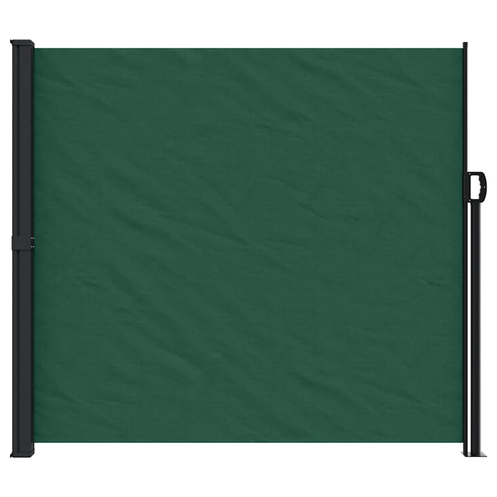 Tenda da Sole Laterale Retrattile Verde Scuro 180x300 cm