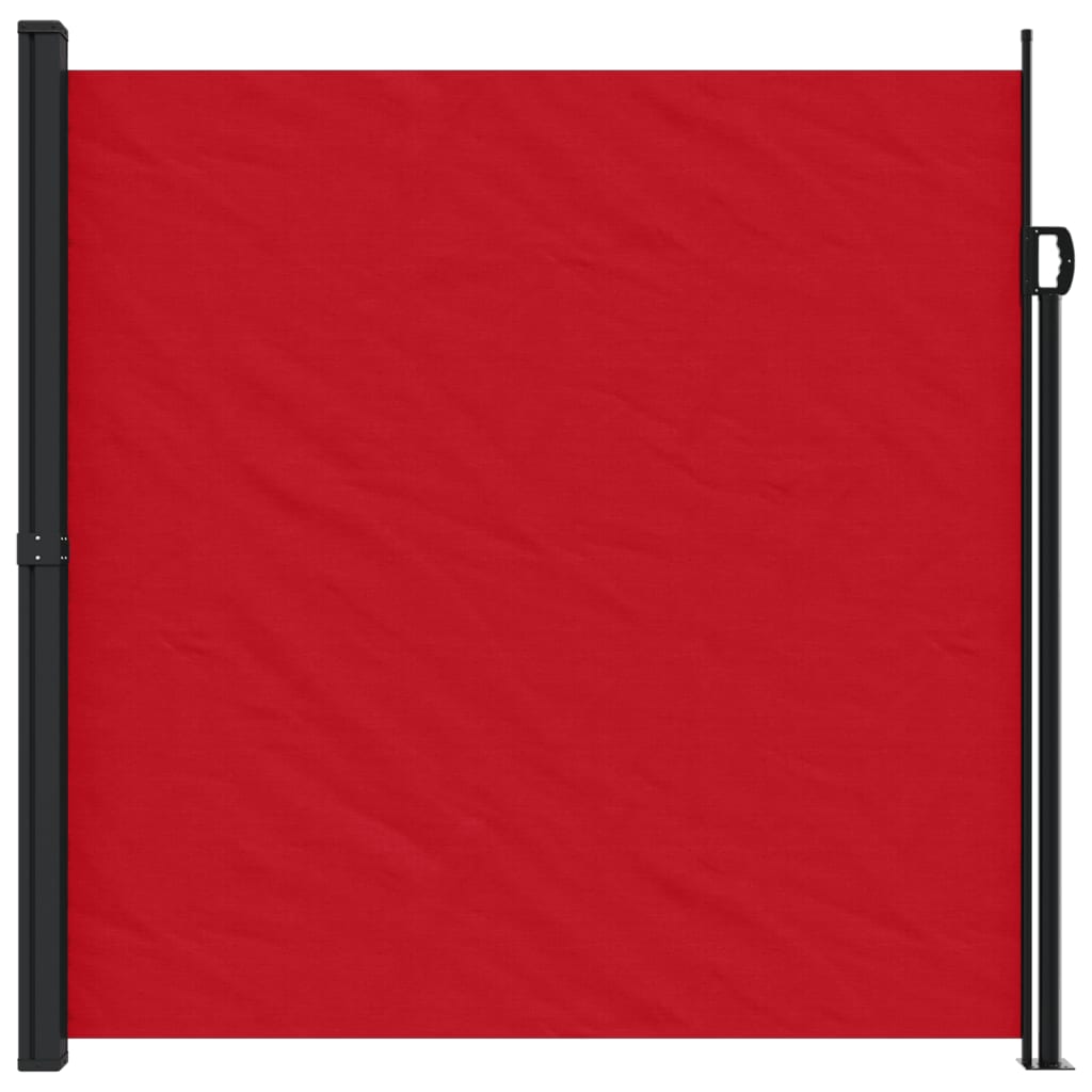 Tenda da Sole Laterale Retrattile Rossa 200x300 cm