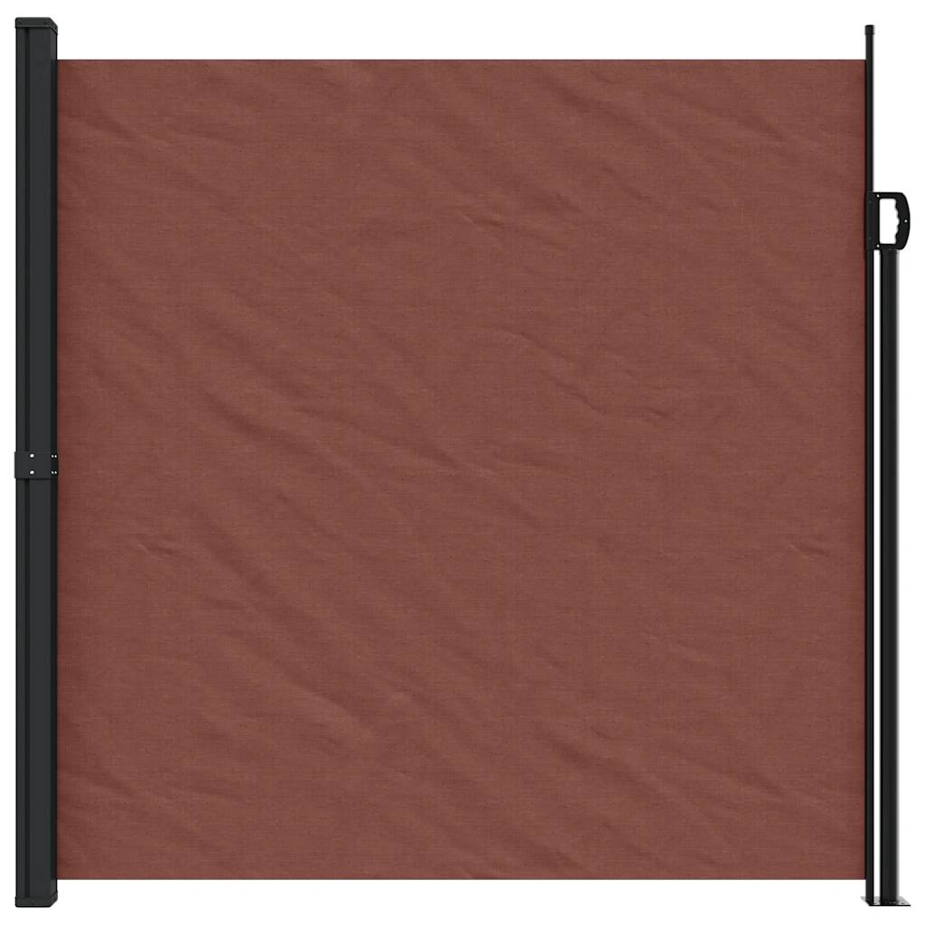 Tenda da Sole Laterale Retrattile Marrone 200x300 cm