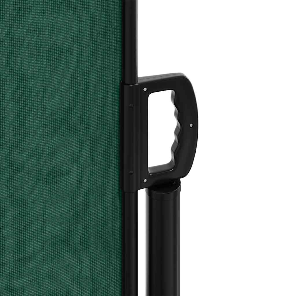 Tenda da Sole Laterale Retrattile Verde Scuro 200x300 cm