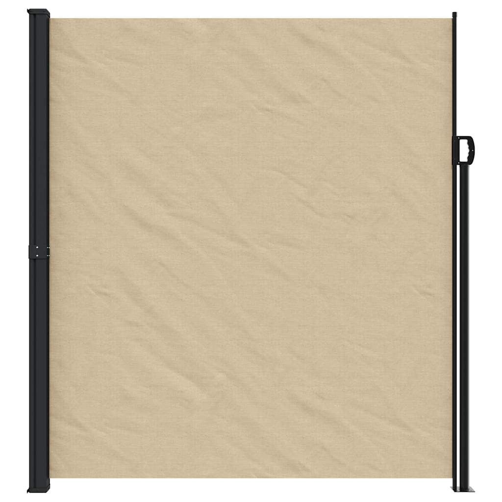 Tenda da Sole Laterale Retrattile Beige 220x300 cm