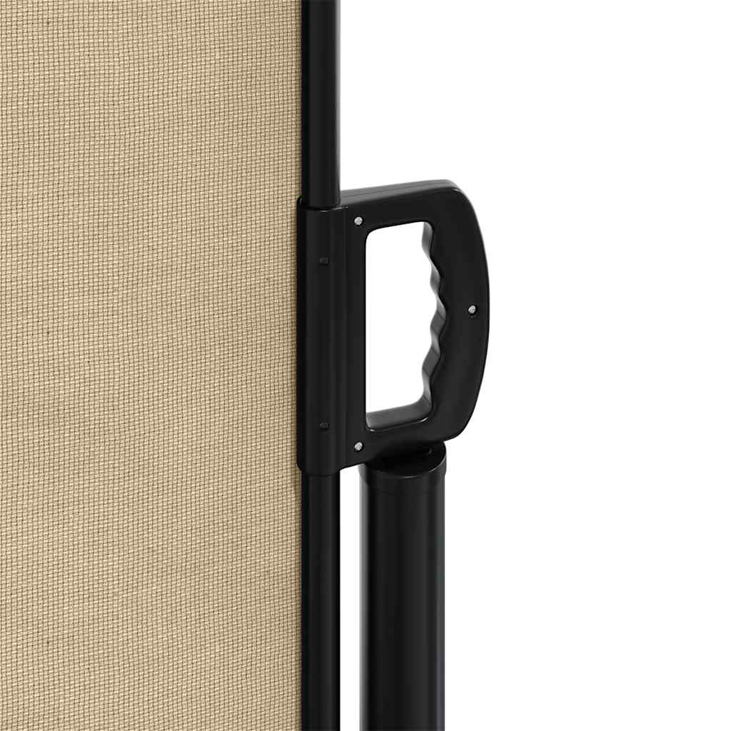 Tenda da Sole Laterale Retrattile Beige 220x300 cm