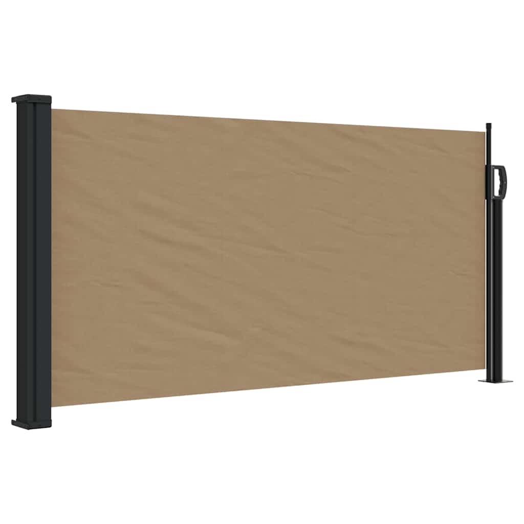 Tenda da Sole Laterale Retrattile Tortora 100x500 cm