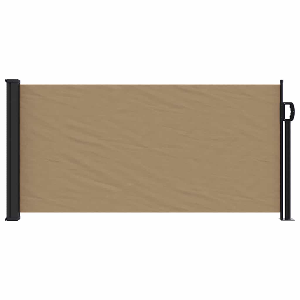 Tenda da Sole Laterale Retrattile Tortora 100x500 cm