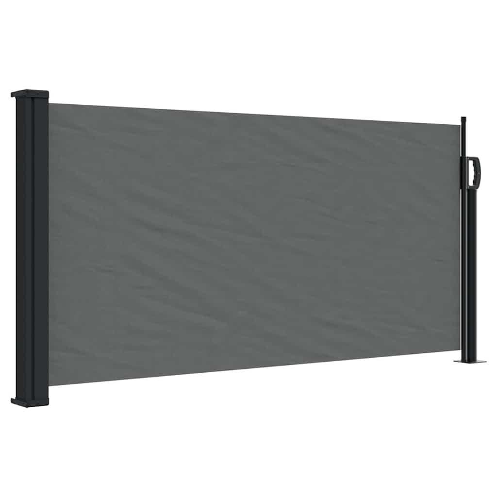 Tenda da sole laterale retrattile antracite 100x500 cm