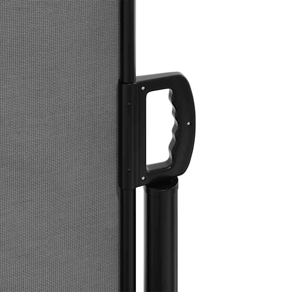 Tenda da sole laterale retrattile antracite 100x500 cm