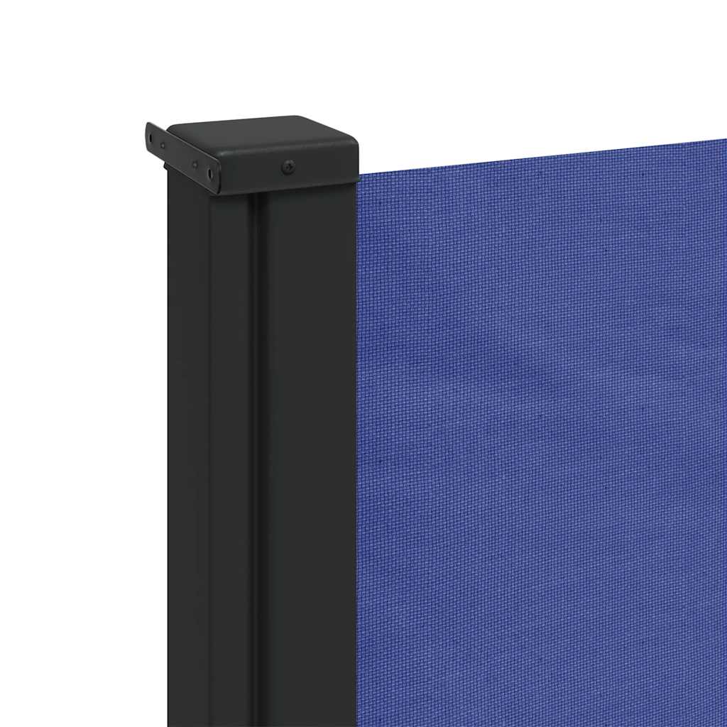 Tenda da Sole Laterale Retrattile Blu 120x500 cm