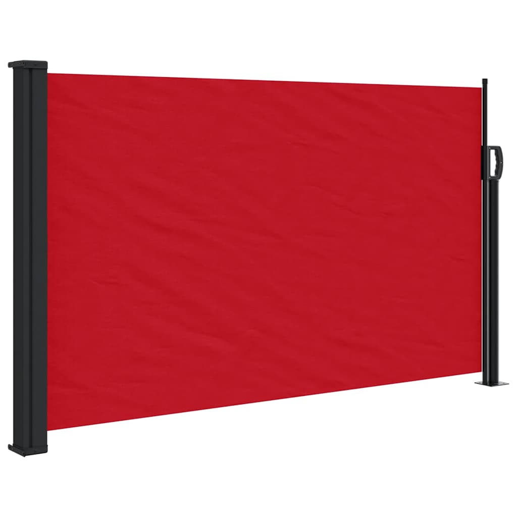 Tenda da Sole Laterale Retrattile Rossa 120x500 cm