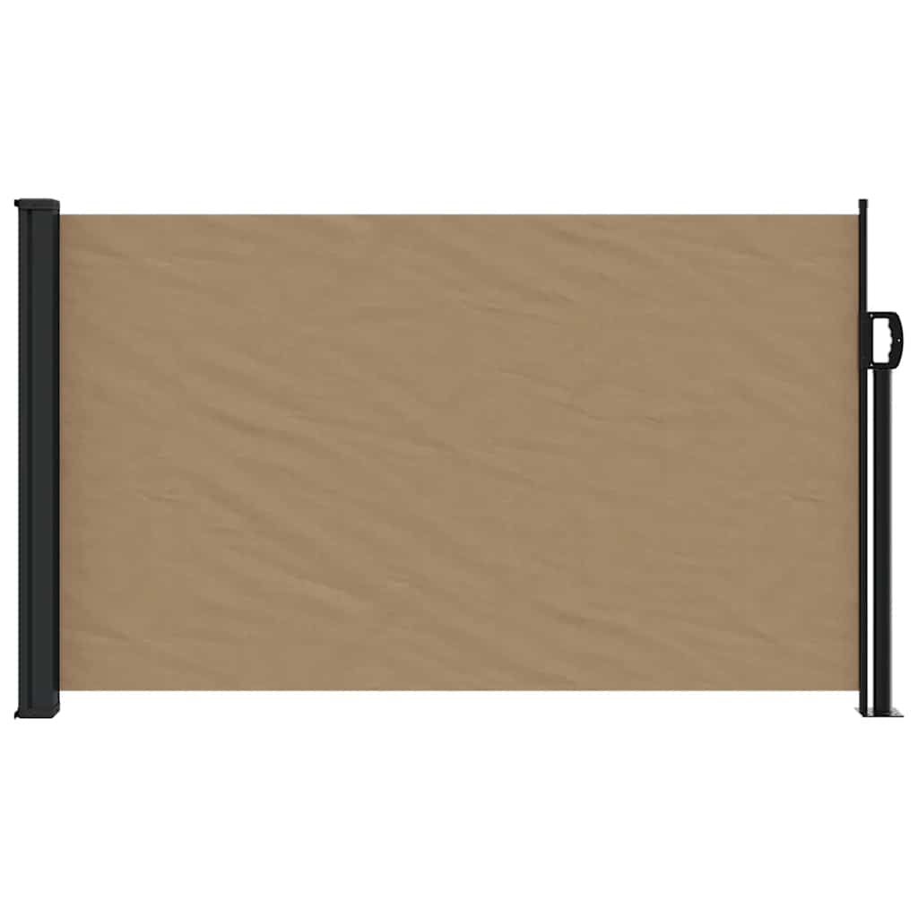 Tenda da Sole Laterale Retrattile Tortora 120x500 cm