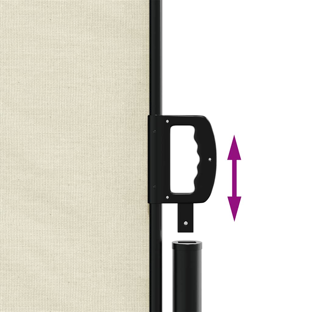Tenda da Sole Laterale Retrattile Crema 140x500 cm