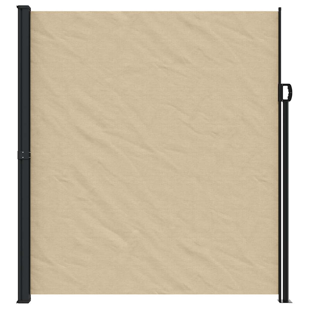 Tenda da Sole Laterale Retrattile Beige 220x500 cm