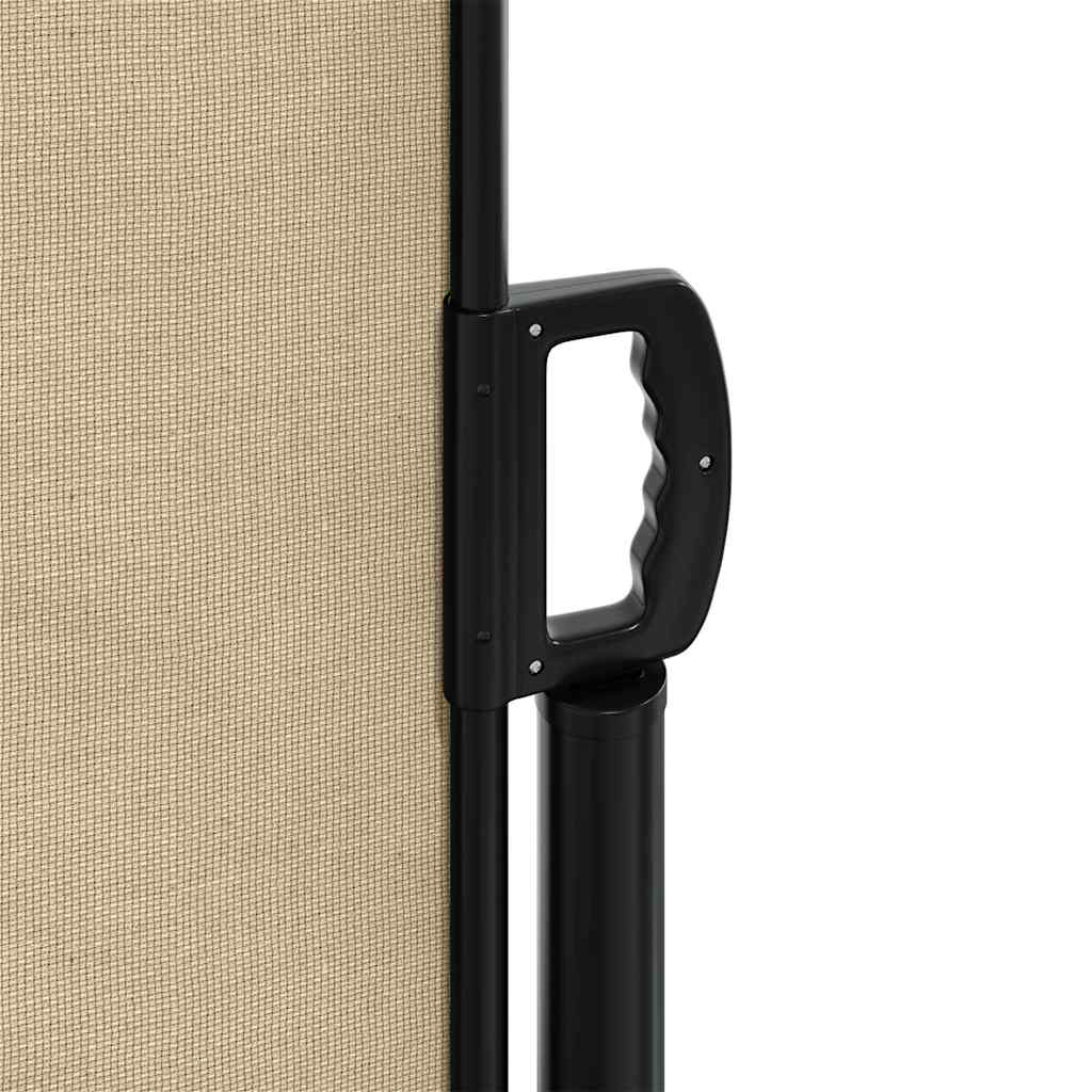 Tenda da Sole Laterale Retrattile Beige 220x500 cm