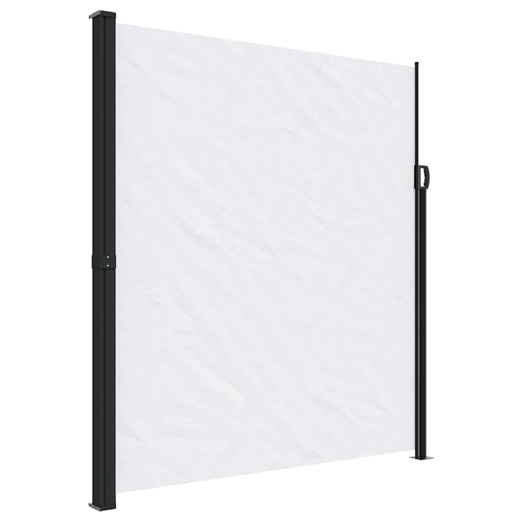 Tenda da Sole Laterale Retrattile Bianco 220x500 cm
