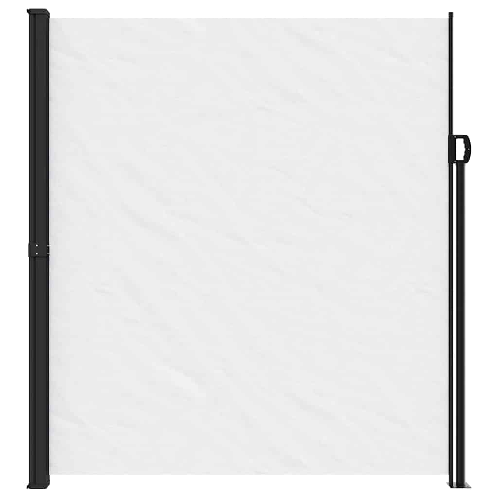 Tenda da Sole Laterale Retrattile Bianco 220x500 cm