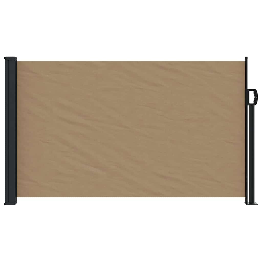 Tenda da Sole Laterale Retrattile Tortora 120x600 cm