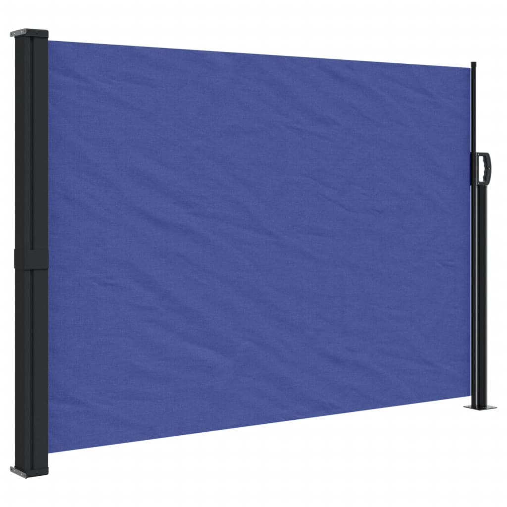 Tenda da Sole Laterale Retrattile Blu 140x600 cm