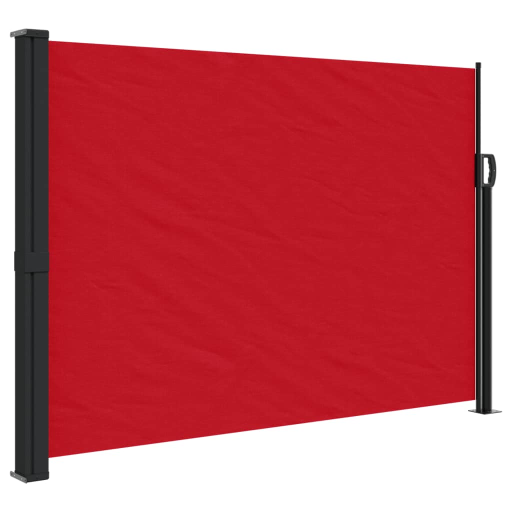 Tenda da Sole Laterale Retrattile Rossa 140x600 cm