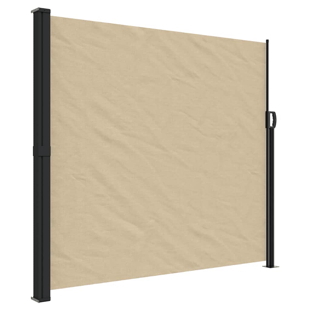 Tenda da Sole Laterale Retrattile Beige 180x600 cm