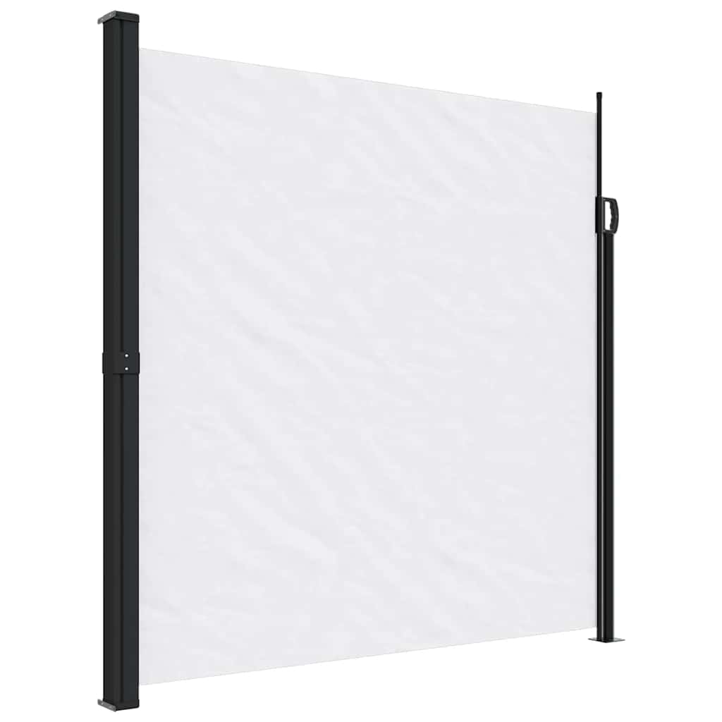 Tenda da Sole Laterale Retrattile Bianco 200x600 cm