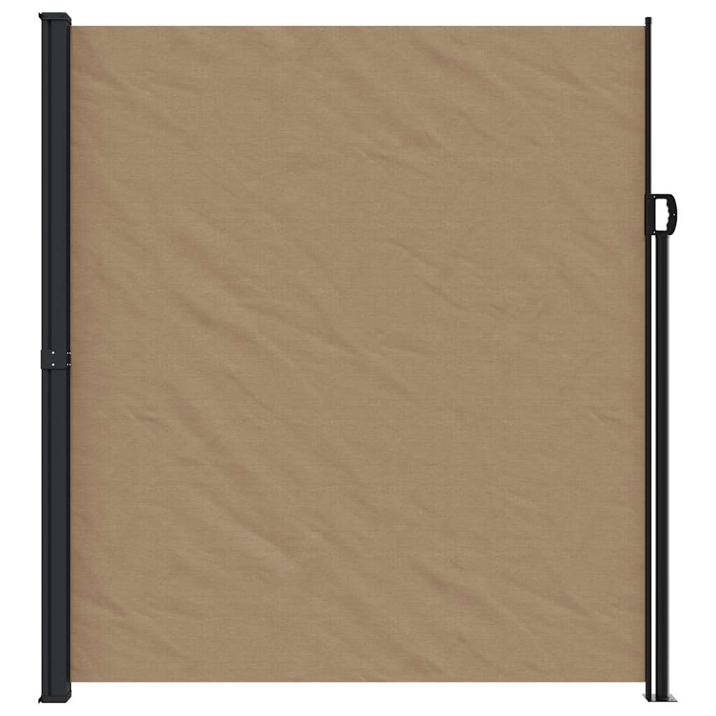 Tenda da Sole Laterale Retrattile Tortora 220x600 cm