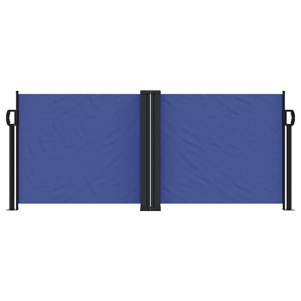 Tenda da Sole Laterale Retrattile Blu 100x600 cm
