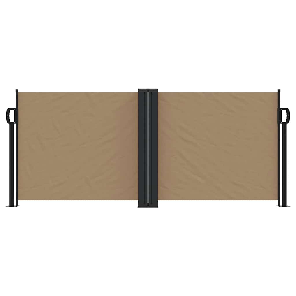 Tenda da Sole Laterale Retrattile Tortora 100x600 cm