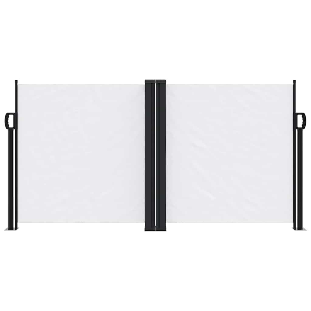 Tenda da Sole Laterale Retrattile Bianco 120x600 cm