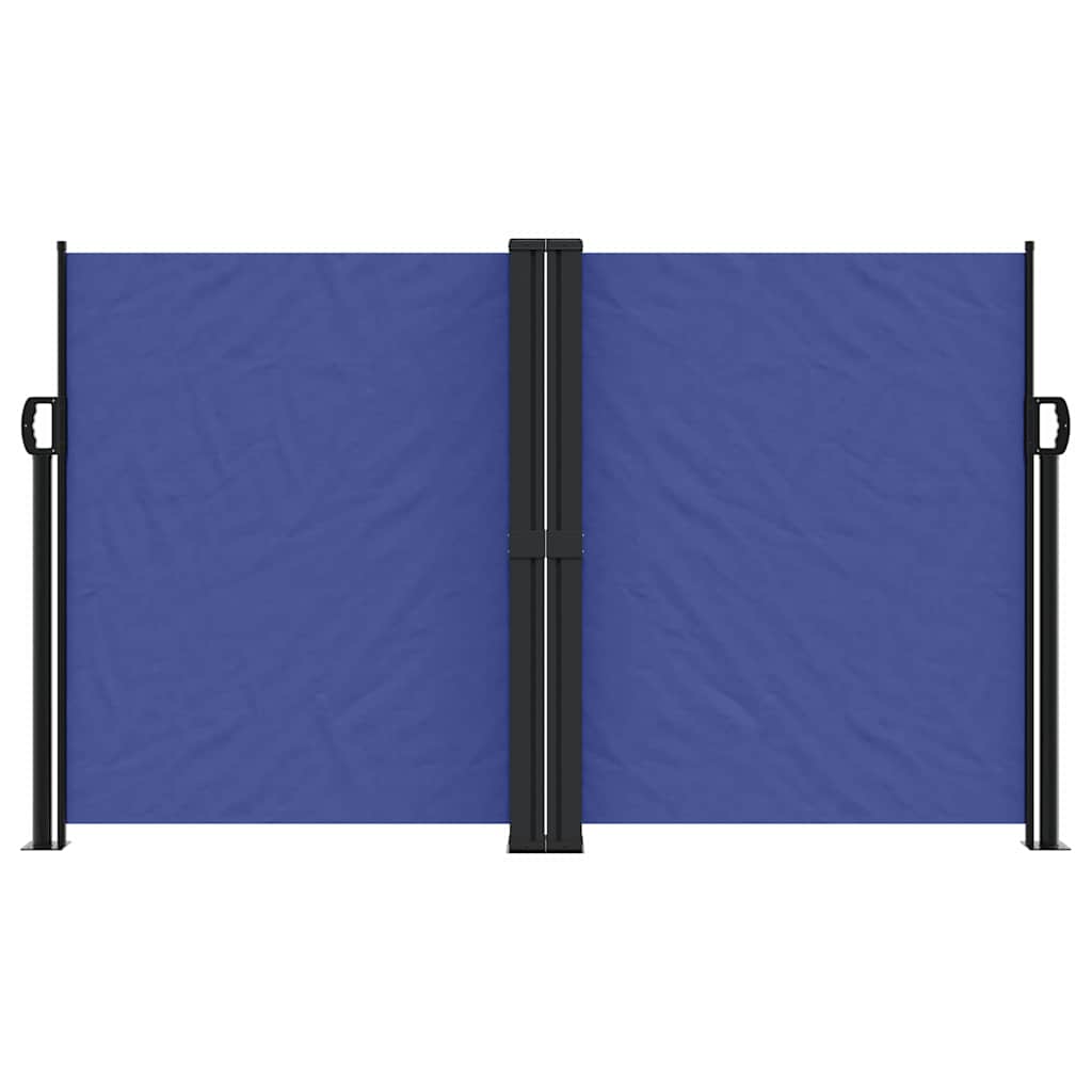 Tenda da Sole Laterale Retrattile Blu 140x600 cm