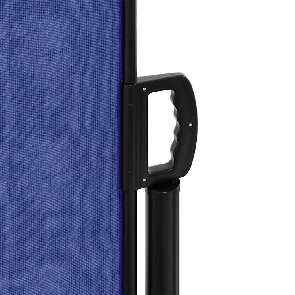 Tenda da Sole Laterale Retrattile Blu 140x600 cm