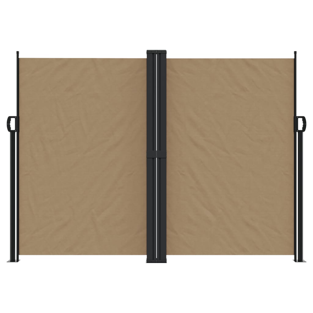 Tenda da Sole Laterale Retrattile Tortora 180x600 cm