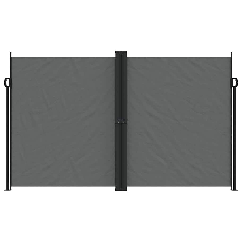 Tenda da Sole Laterale Retrattile Antracite 200x600 cm