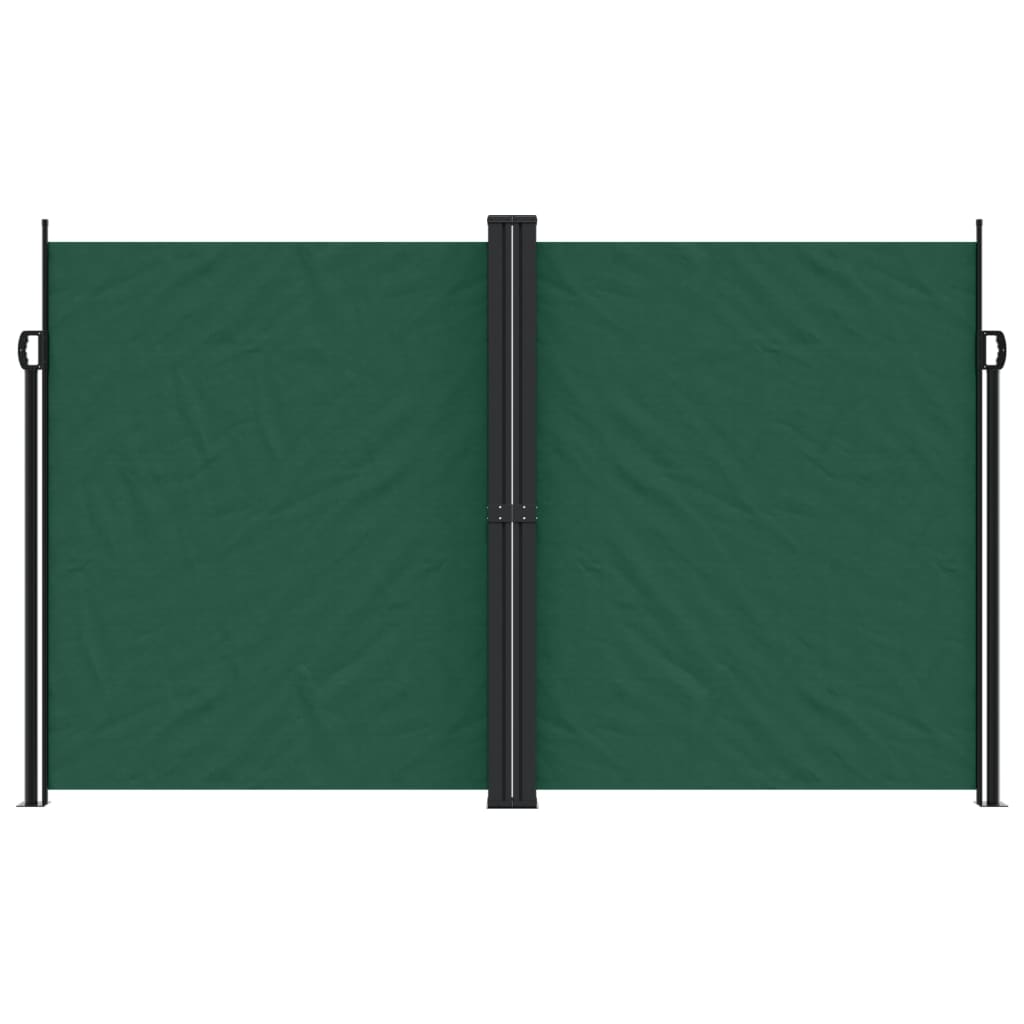 Tenda da Sole Laterale Retrattile Verde Scuro 200x600 cm