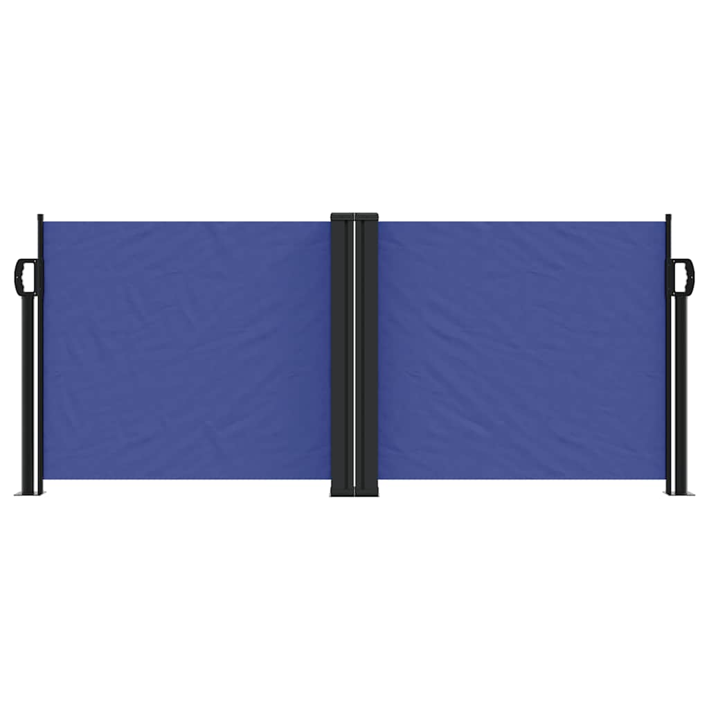 Tenda da Sole Laterale Retrattile Blu 100x1000 cm