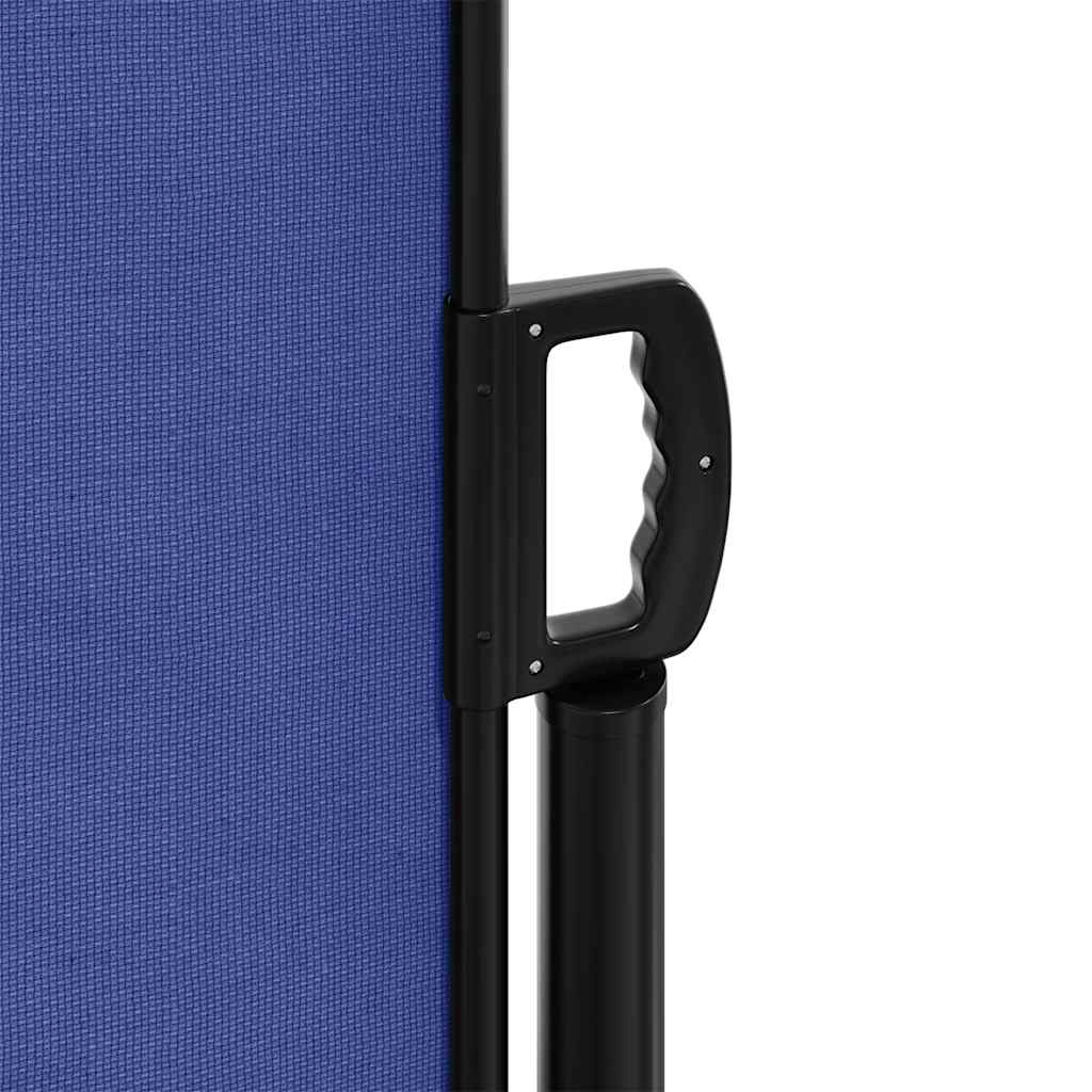 Tenda da Sole Laterale Retrattile Blu 100x1000 cm