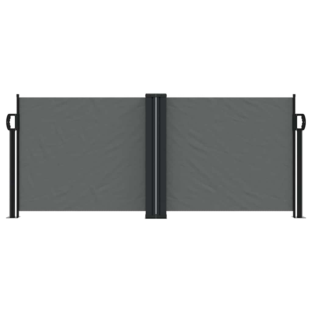 Tenda da Sole Laterale Retrattile Antracite 100x1000 cm