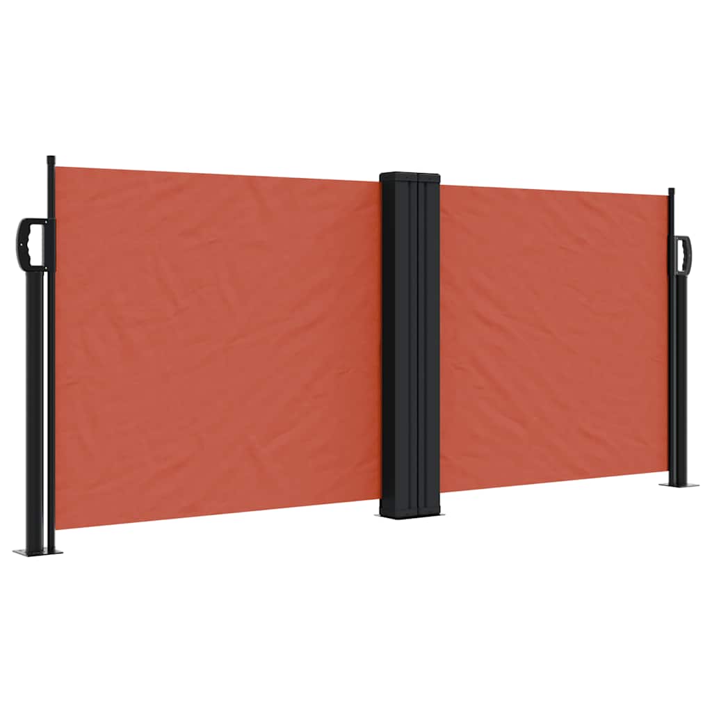 Tenda da Sole Laterale Retrattile Terracotta 100x1000 cm