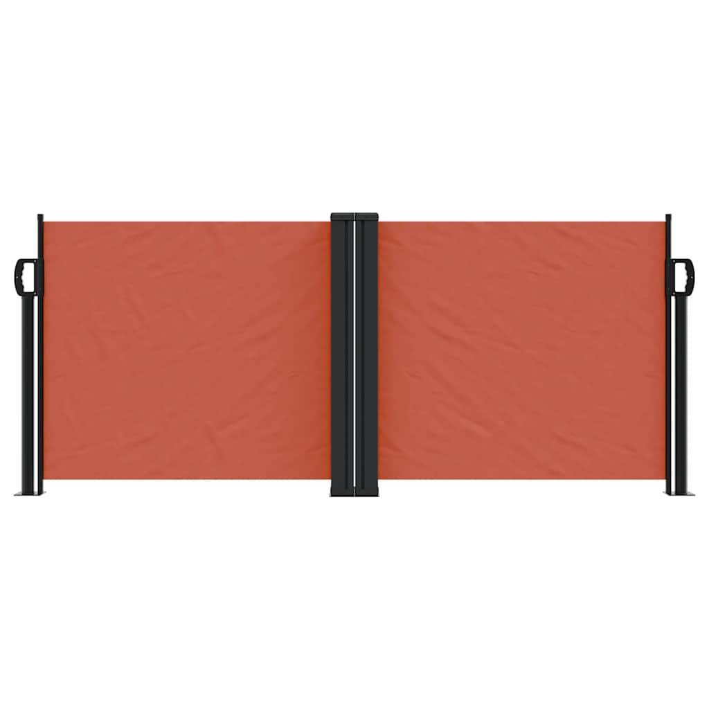 Tenda da Sole Laterale Retrattile Terracotta 100x1000 cm