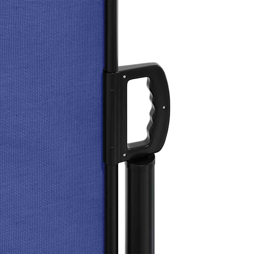 Tenda da Sole Laterale Retrattile Blu 120x1000 cm